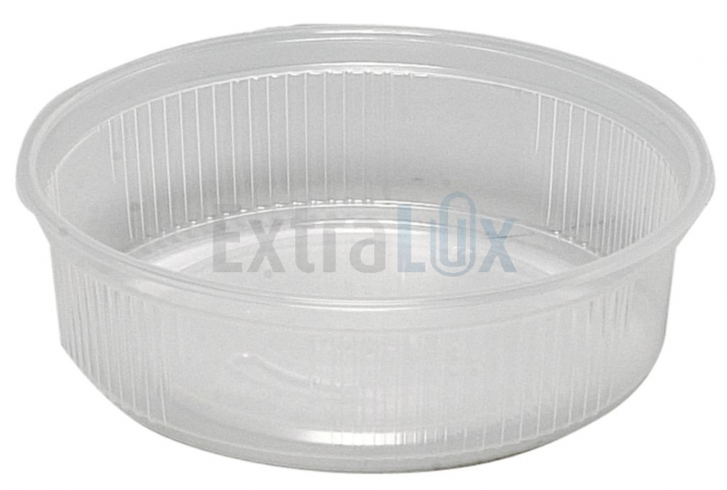 PLASTIČNA POSODICA PP PROZORNA, VEČNAMENSKA, 125ML, FI10CM, 1/50