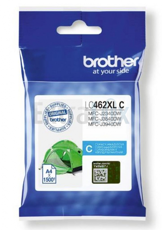 BROTHER ČRNILO LC-462XL CYAN ZA MFC-J2340DW/J3540DW/J3940DW 1,5K