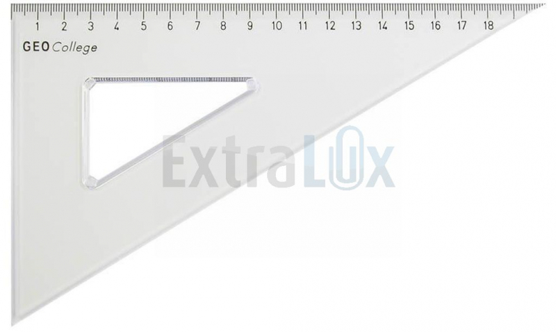 TRIKOTNIK GEOCOLLEGE 60°, 20CM ART. AR23620