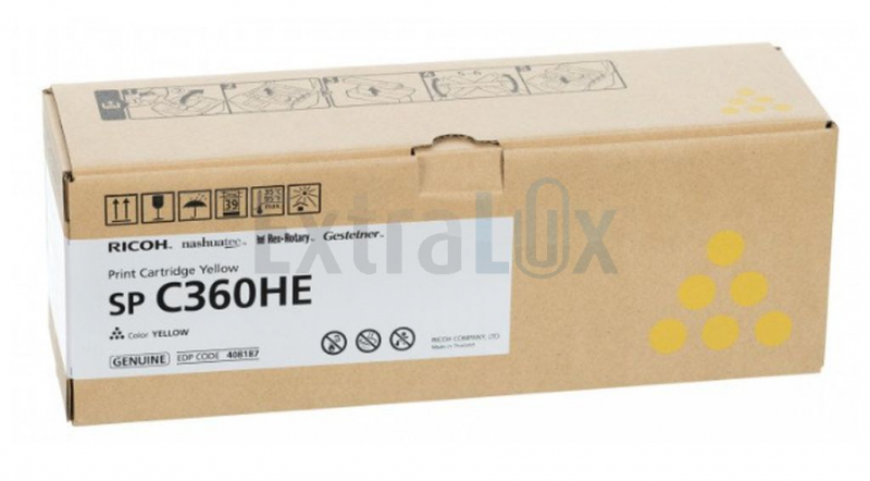 RICOH TONER 408187 YELLOW ZA AFICIO SPC360/SPC361 5K