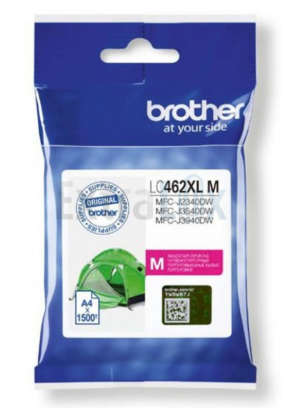 BROTHER ČRNILO LC-462XL MAGENTA ZA MFC-J2340DW/J3540DW/J3940DW 1,5K