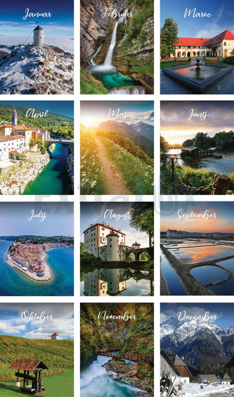 KOLEDAR NA LEPŠE PO SLOVENIJI 26-015 2026