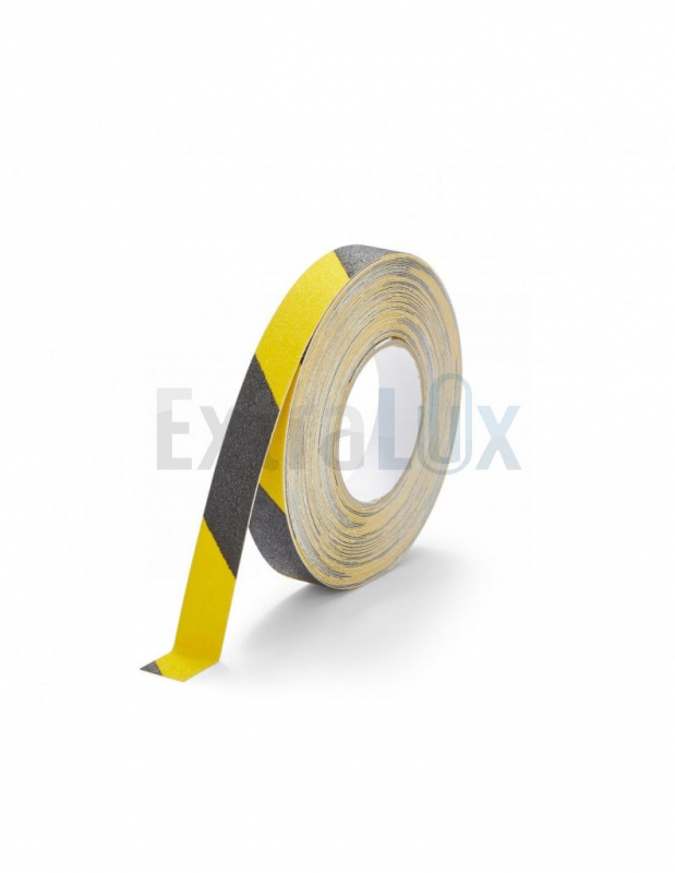 TRAK PROTIZDRSNI STANDARD SAFETY GRIP 25MMX18,3M ČRNO-RUMEN