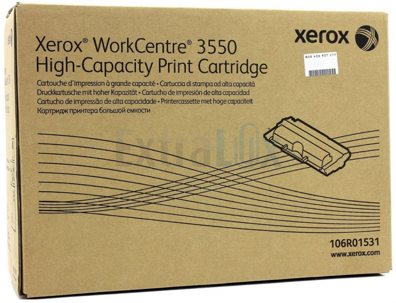 XEROX TONER 106R01531 BLACK ZA WC 3550