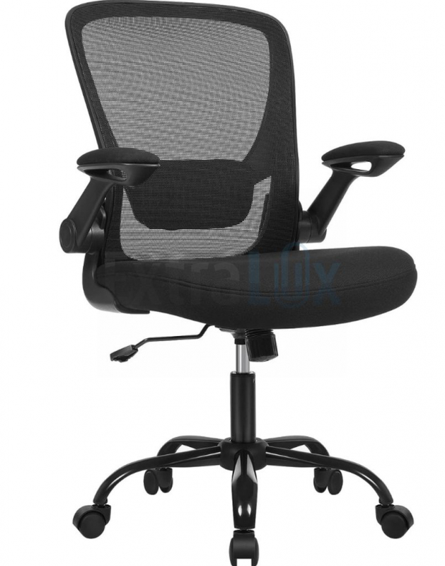 STOL PISARNIŠKI SONGMICS OBN37BKV2, ČRN