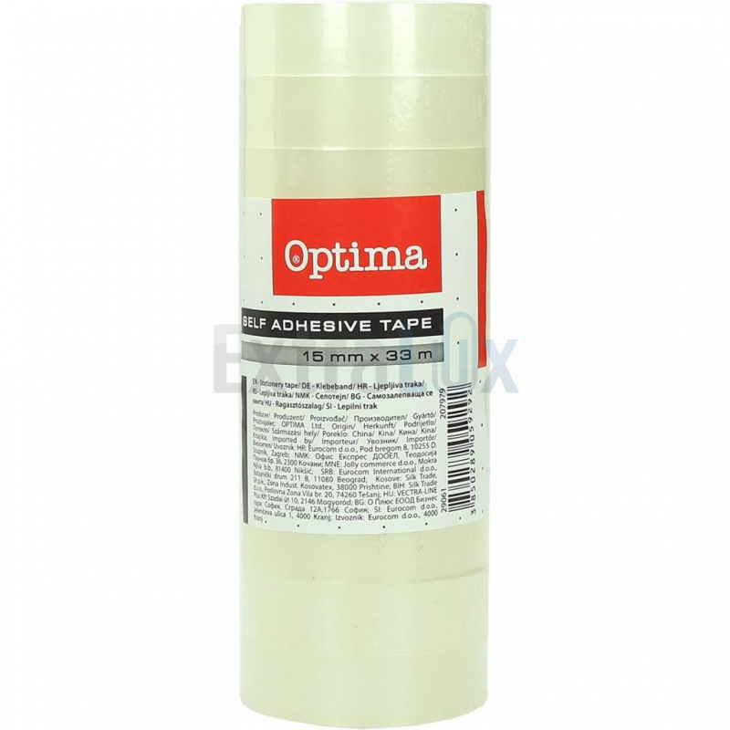 LEPILNI TRAK PP 15MMX33M OPTIMA PROZOREN QBO