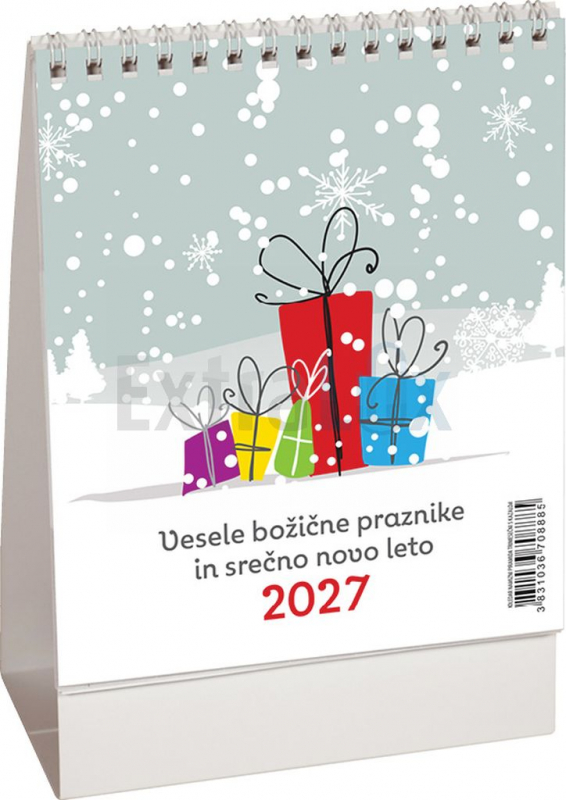 KOLEDAR NAMIZNI PIRAMIDA TRIMESEČNI S KAZALOM