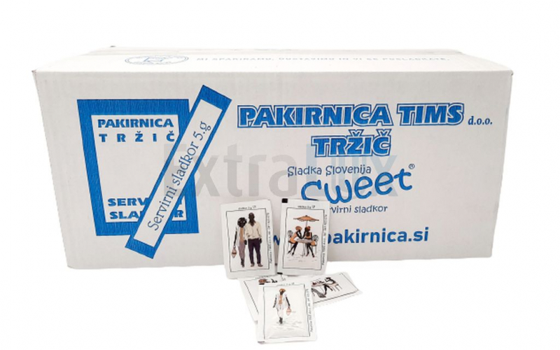 SLADKOR BEL V VREČKI 5G/5KG