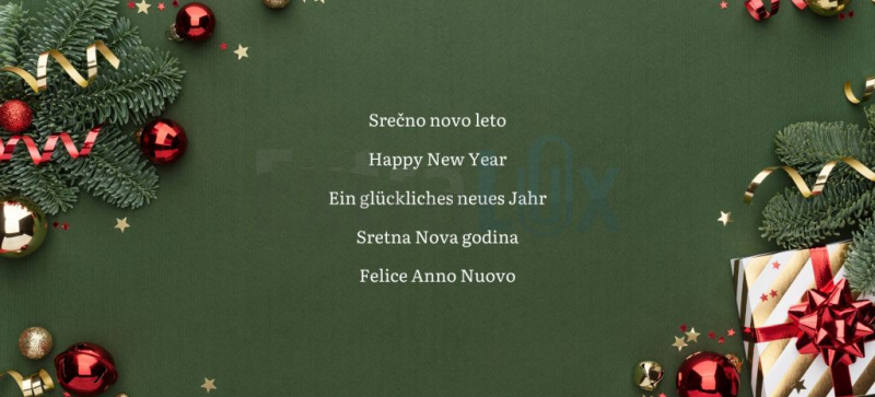 VOŠČILNICE NOVOLETNE - AMERIKANKE 220 X 100  1/10