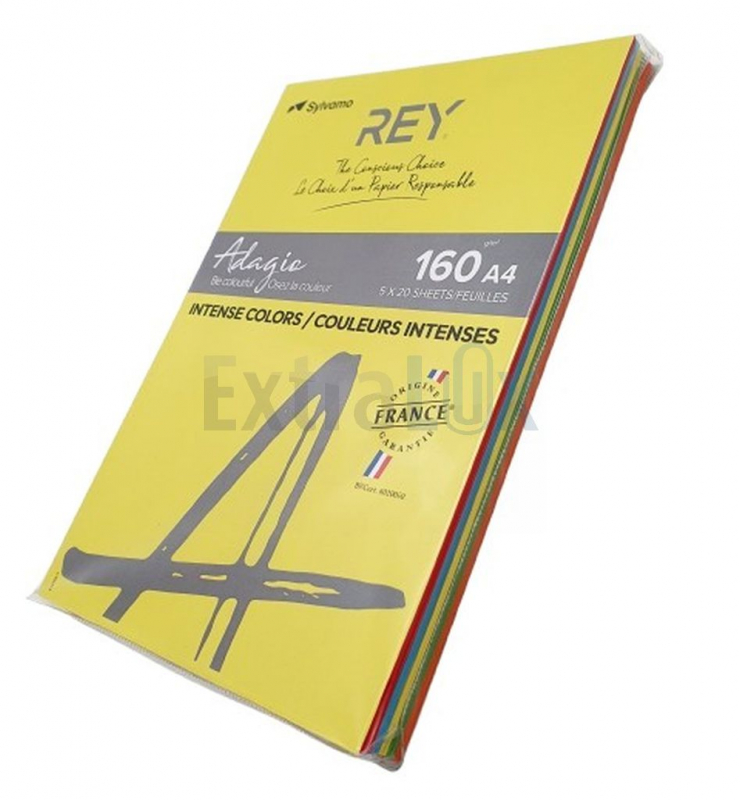 FOTOKOPIRNI PAPIR A4 160G MIX REY ADAGIO INTENSIVE 1/100
