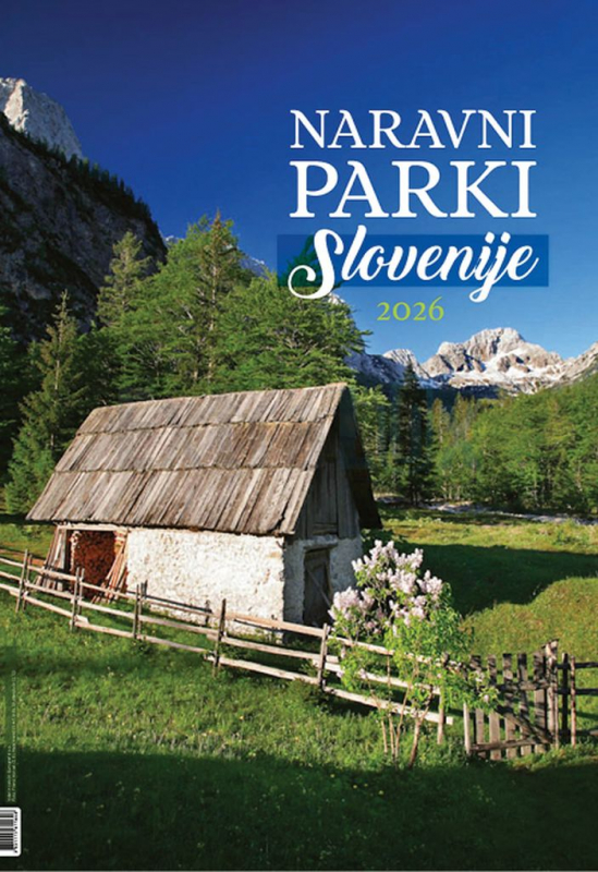 KOLEDAR NARAVNI PARKI SLOVENIJE 26-011 2026