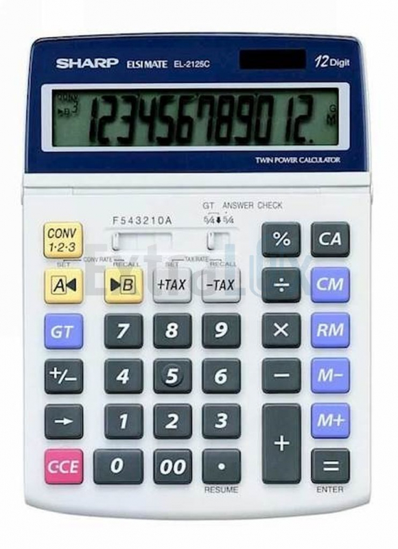 KALKULATOR NAMIZNI SHARP EL-2125C 12 MESTNI