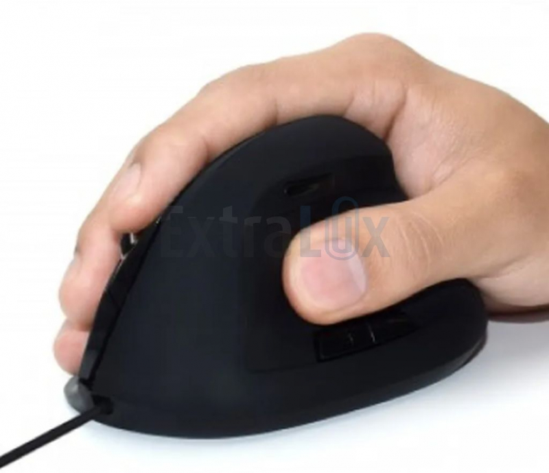 MIŠKA EWENT EW3157 USB VERTIKALNA ERGONOMSKA, ČRNA