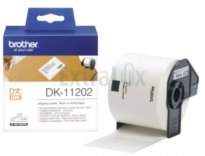 ETIKETE BROTHER DK 62MMX100MM BELE PAPIR DK-11202 1/300