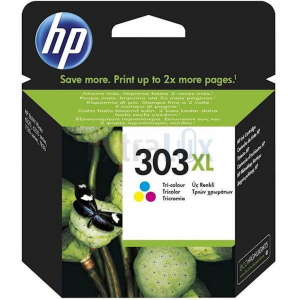 HP ČRNILO T6N03AE ŠT.303 XL COLOR ZA ENVY PHOTO 6200/7100/7200/7900 ZA 415 STRANI