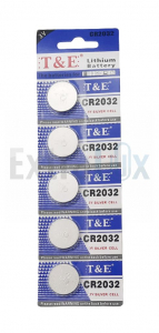 BATERIJA GUMB CR2032 3V, 210 mAh