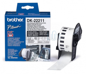 ETIKETE BROTHER DK-22211 29MMX15,24M BELE NESKONČNE