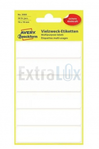 ETIKETE AVERY ZWECKFORM 3080 79x19 (36 ETIKET)