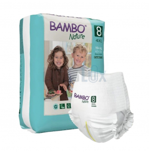 OTROŠKE HLAČNE PLENICE BAMBO NATURE 4XL 8, 19KG+ 1/40
