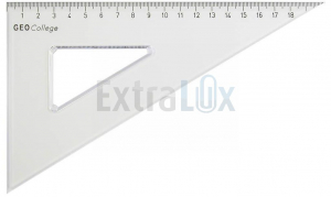 TRIKOTNIK GEOCOLLEGE 60°, 20CM ART. AR23620