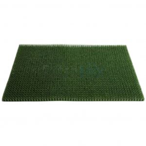 PREDPRAŽNIK BUNGALOW 40X60X1,6CM Z ODPRTIMA DNOM, UMETNA TRAVA