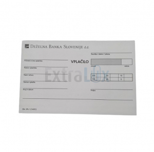 BLOK OBRAZEC SPL - 1 Vplačilo DBS, d.d.
