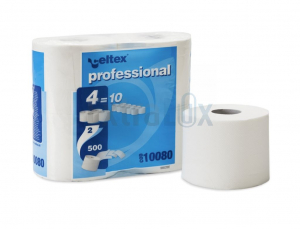 TOALETNI PAPIR DVOSLOJNI ROLICA COMPACT, 500L, 1/4