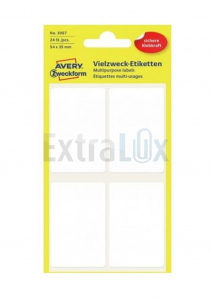 ETIKETE AVERY ZWECKFORM 3087 54x35 (24 ETIKET)