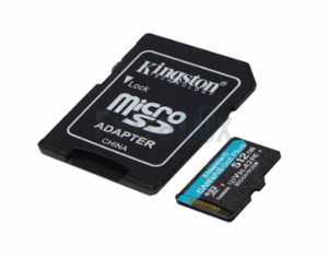 KARTICA SPOMINSKA MICRO KINGSTON SDXC 512GB 70MB/s/90MB/s U3 V30 UHS-I ADAPTER