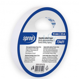 LEPILNI TRAK SPREE 15MMX25M OBOJESTRANSKI, 73401