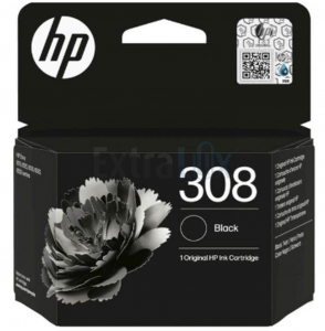 HP ČRNILO 7FP21UE  ŠT.308 BLACK ZA ENVY 6110e/6120e/22/6130e/32e/6520e/6530e/32 ZA 160 STR.