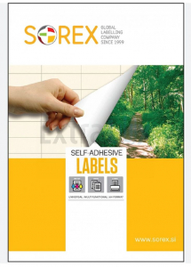 ETIKETE SOREX 105X33,8 1050338 1/100