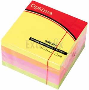 SAMOLEPILNA KOCKA 75X75 NEON