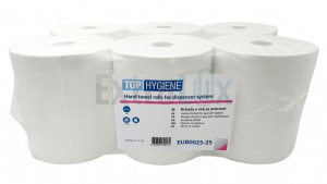 BRISAČE DVOSLOJNE AUTOCUT TOPHYGIENE EUB0025-25 BELE 1/6