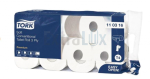 TOALETNI PAPIR TROSLOJNI ROLICA TORK PREMIUM 110316 T4 BEL 250L 1/72