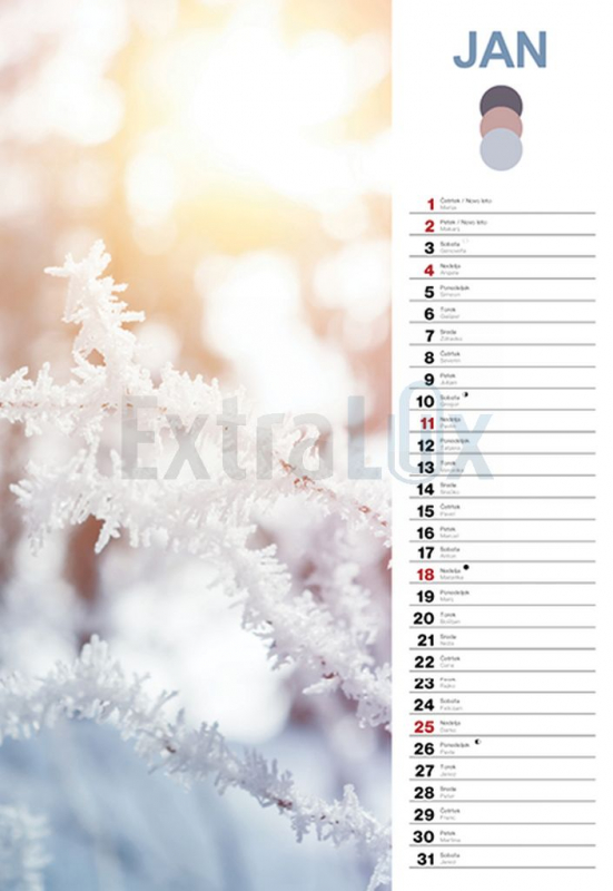 KOLEDAR BARVITOST SLOVENSKE NARAVE 2026