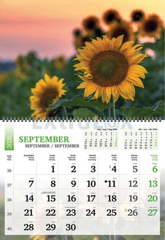 KOLEDAR NARAVA  2026