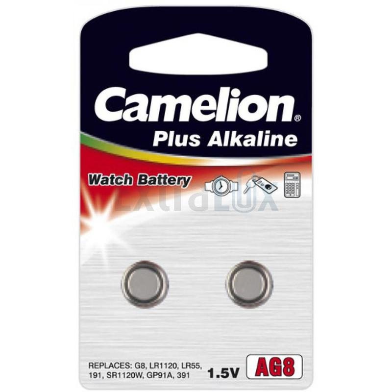 BATERIJA GUMB 1/2 CAMELION LR55/LR1120/AG8 1,5V