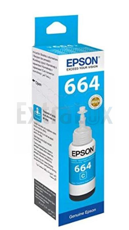 EPSON ČRNILO C13T66424A CYAN ZA L110/L200/L210/L300/L310/L355/L382 STEKLENIČKA