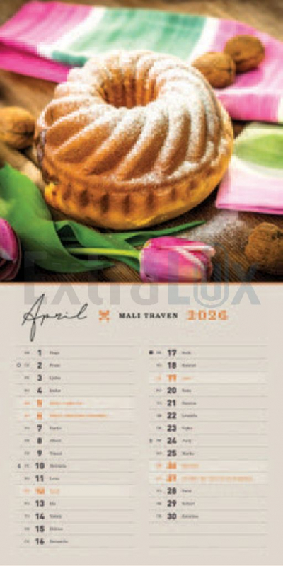 KOLEDAR Z OKUSOM DOMAČEGA  2026