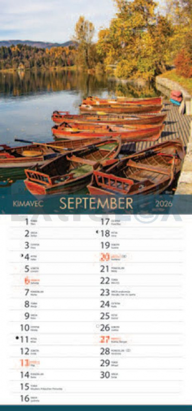 KOLEDAR ČUDOVITA SLOVENIJA  2026