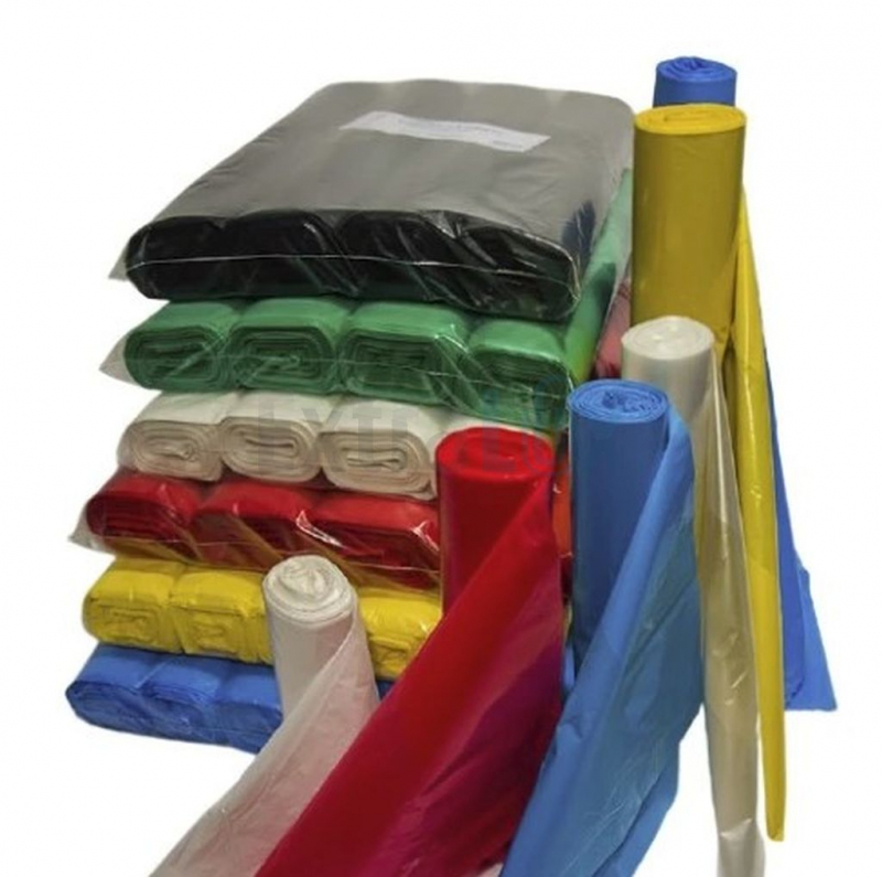 VREČKE ZA SMETI 700X1100 140L HDPE BARVNE 20/1 ČRNA
