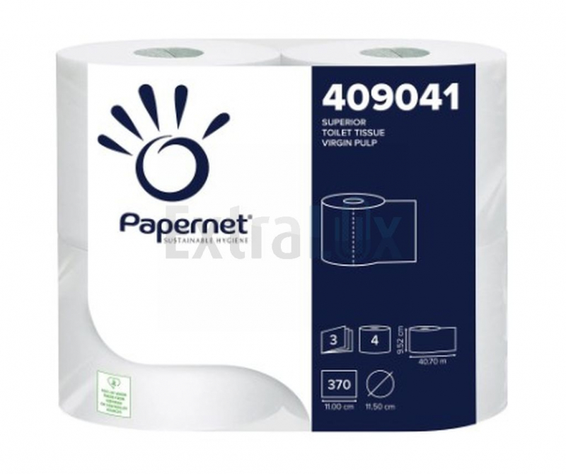 TOALETNI PAPIR TROSLOJNI ROLICA PAPERNET 409041 370L 4/1 - AKCIJA