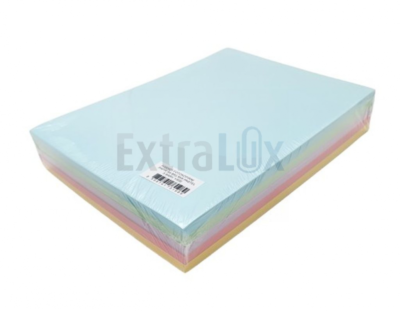 FOTOKOPIRNI PAPIR A4 80G MIX PASTEL 5 BARV 500/1