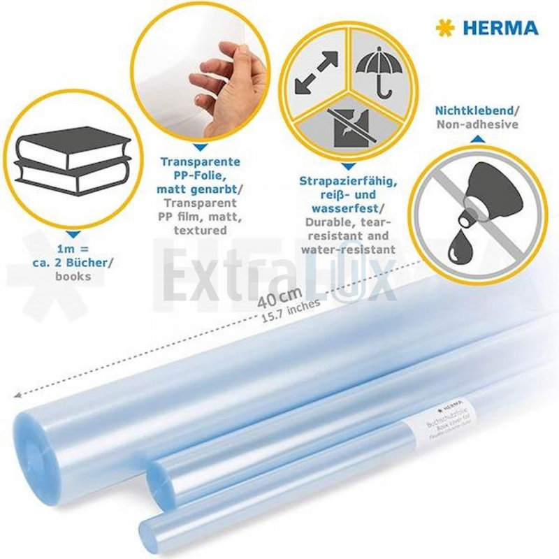 FOLIJA ZA ZAVIJANJE HERMA 40CMX2M BREZ LEPILA