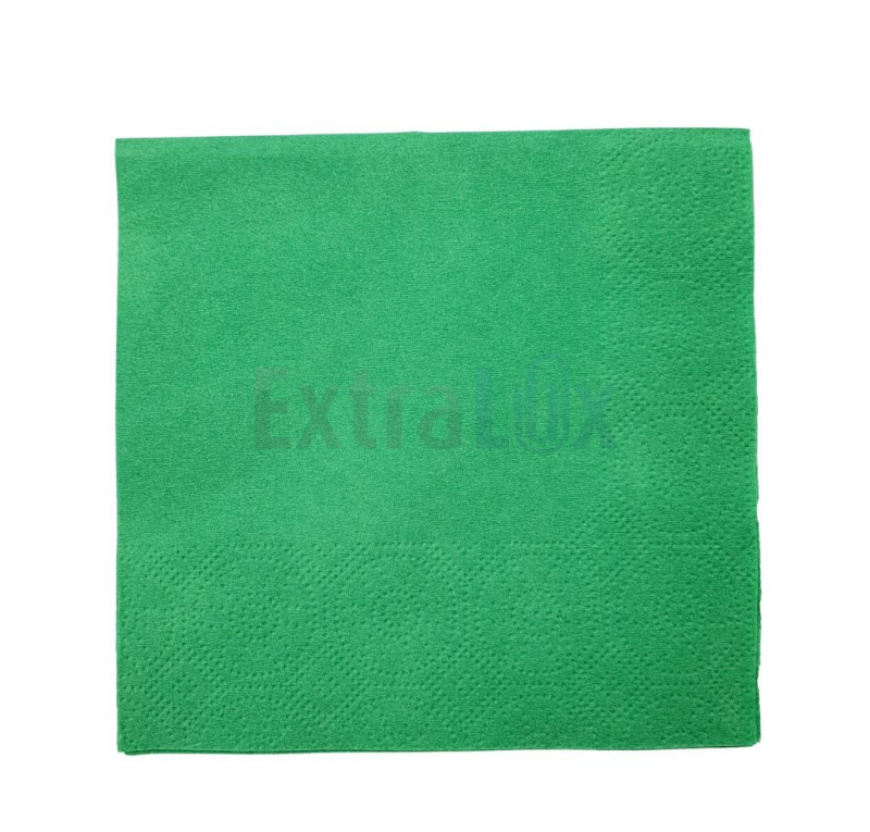SERVIETE DVOSLOJNE, 25X25 TISSUE, SMARAGDNO ZELENA, 100/1