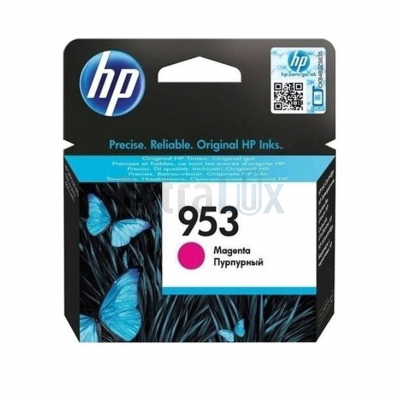 HP ČRNILO F6U13AE MAGENTA ŠT.953 ZA OFFICEJET Pro 7720/30/40/8210/18/8710/15/18/19/20/25/30/40