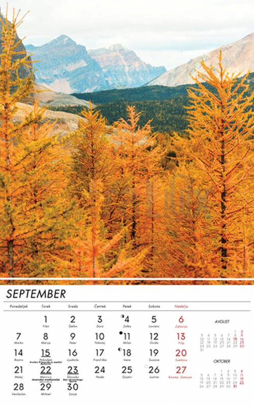 KOLEDAR GOZDNI ZAKLADI  2026