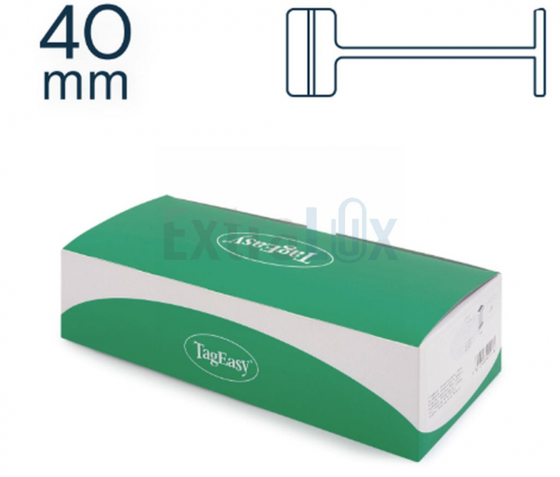 SPLINTE STANDARD TE-40PP-WHT ZA OZNAČEVANJE TEKSTILNIH IZDELKOV 5000/1