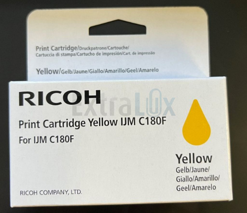RICOH ČRNILO 408520 YELLOW ZA IJM C180F 1,6K